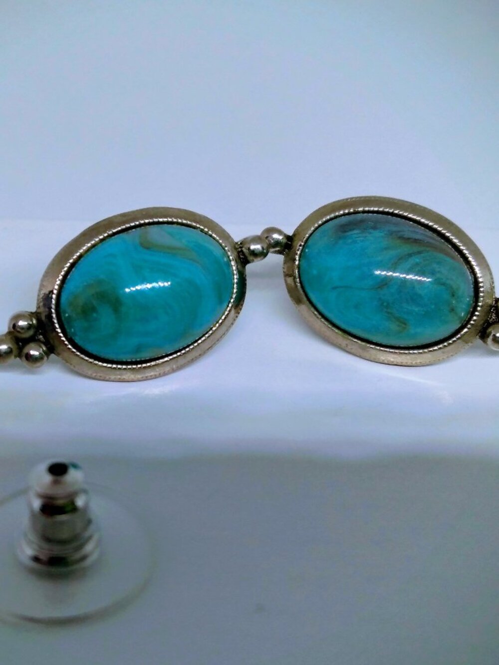 natural turquiose earrings